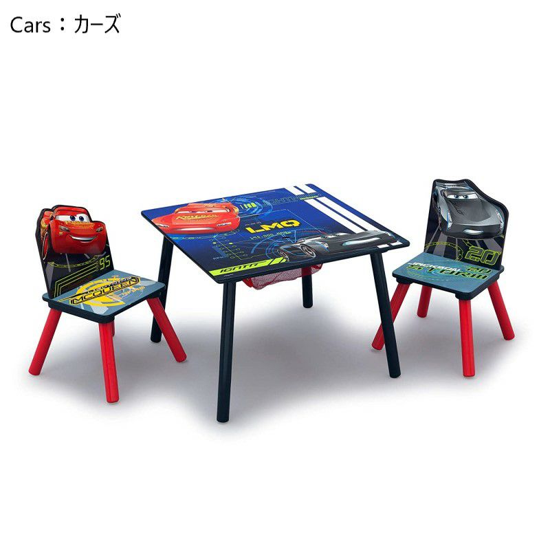 子供用テーブルチェアー収納付きディズニー椅子幼児DeltaChildrenDisneyKidsTableandChairSetWithStorage