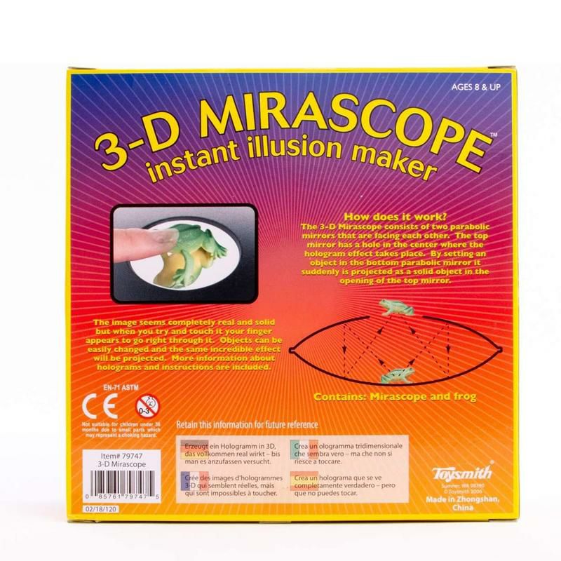 ミラスコープ3Dホログラム投影錯覚トリックおもちゃToysmith3-DMirascope