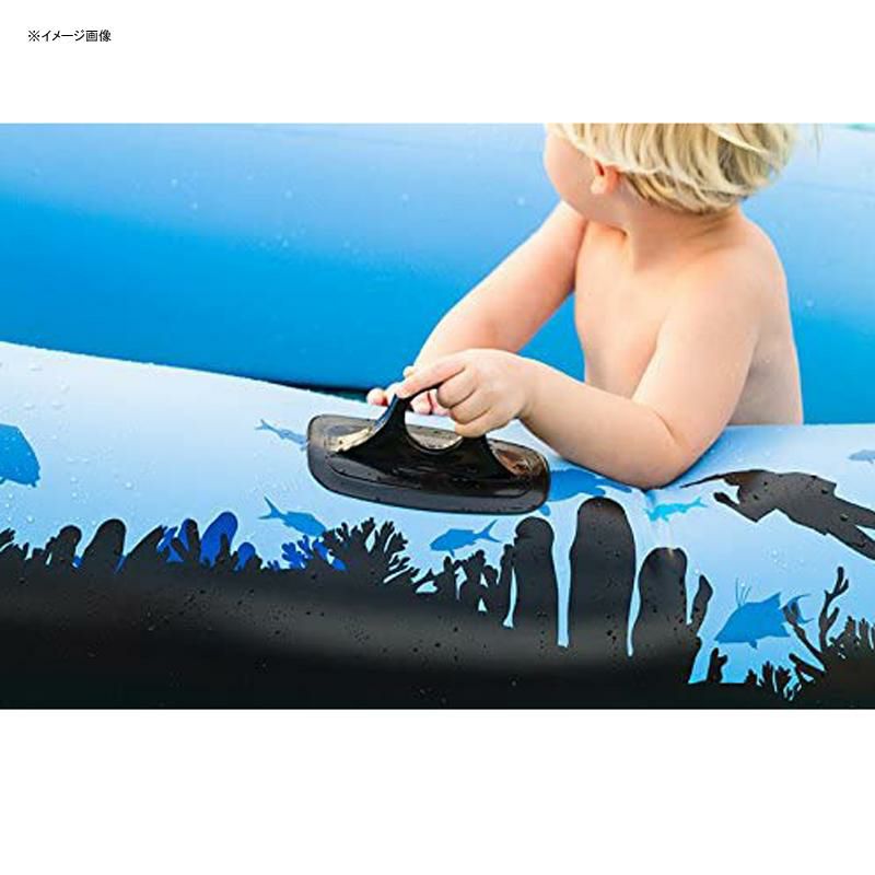 底が見える透明ボートプール水遊びSiecoDesignAQUAVUEVoyager,ClearBottomInflatableRaft,forKidsandAdults