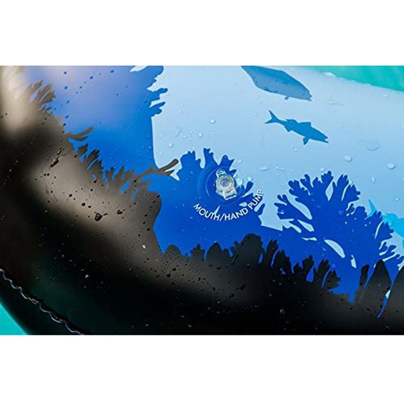 底が見える透明ボートプール水遊びSiecoDesignAQUAVUEVoyager,ClearBottomInflatableRaft,forKidsandAdults