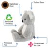 柔らかいコアラぬいぐるみ46cmバーモントテディベアリサイクル素材VermontTeddyBear18