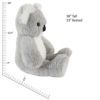 柔らかいコアラぬいぐるみ46cmバーモントテディベアリサイクル素材VermontTeddyBear18