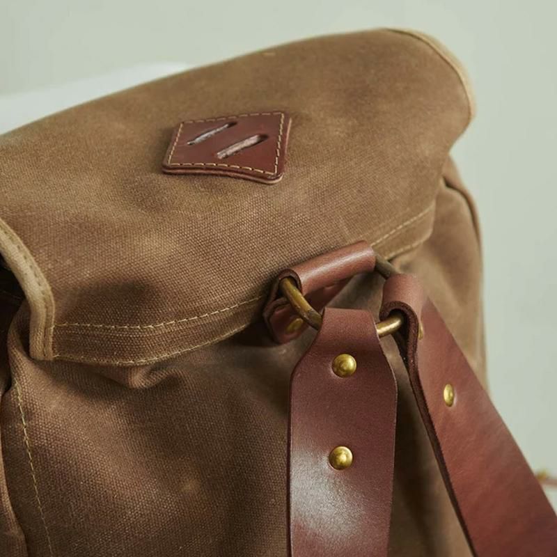 バックパックアメリカ製ワックスキャンバスリュックバッグARTIFACTWaxCanvas&LeatherBackpack