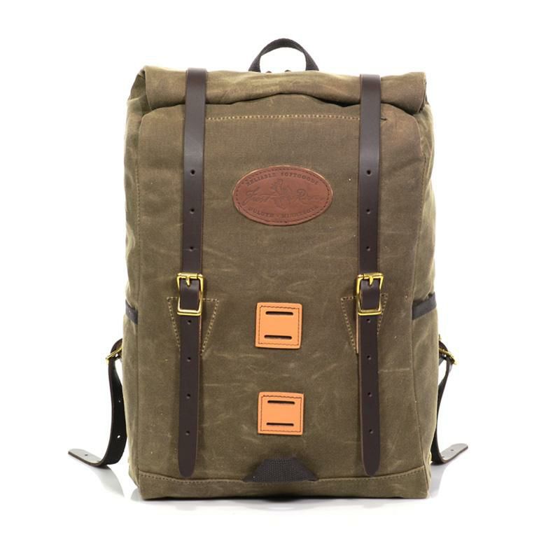 デイパックロールトップバッグワックスキャンバスアメリカ製FrostRiverARROWHEADTRAILROLLTOPDAYPACK