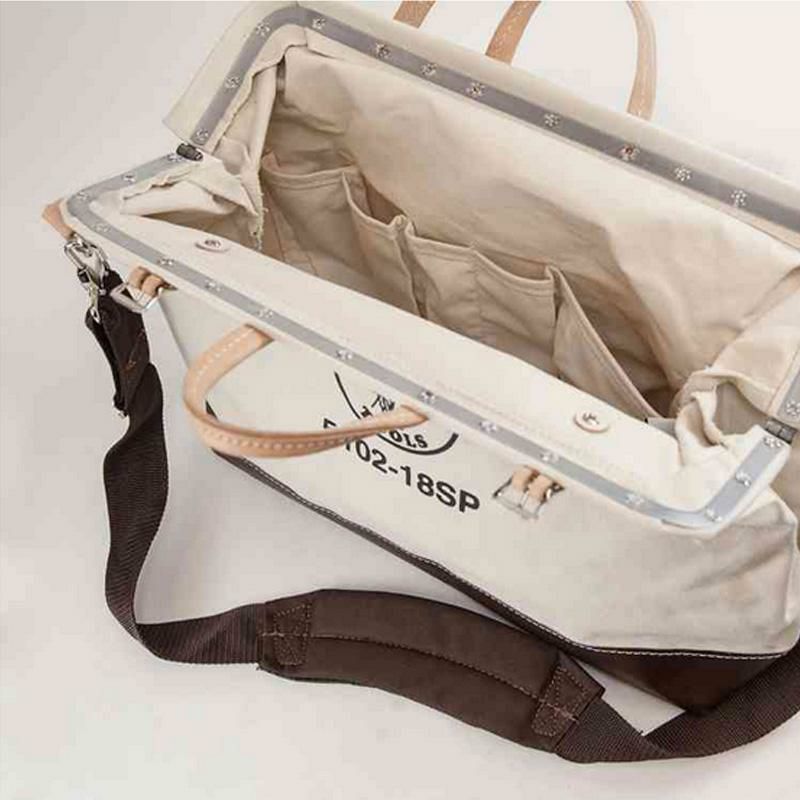 デラックスキャンバスバッグ名入れナチュラルDeluxeCanvasBag,18-InchNaturalPersonalizedAuthenticKleinTools