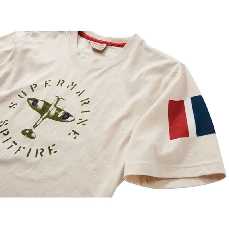 スーパーマリンスピットファイアTシャツ戦闘機イギリス空軍アメリカ製RedCanoeSpitfireT-Shirt