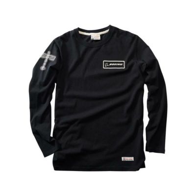 ボーイングトーテムロンT長袖アメリカ製ブラック黒RedCanoeBoeingTotemLongSleeveT-Shirt