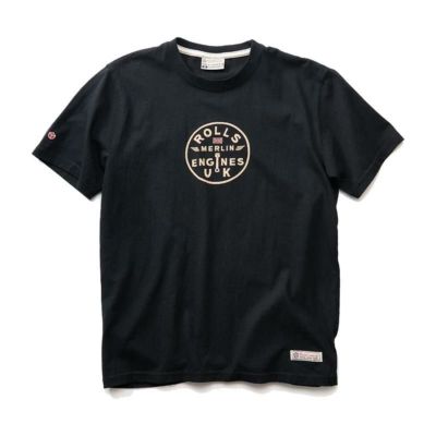 ロールスロイス マーリン Tシャツ 航空機 エンジン ブラック 黒 Red Canoe Rolls Royce Merlin T-Shirt