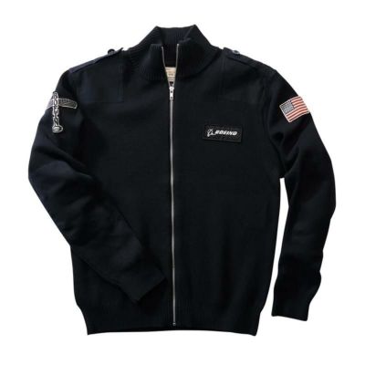 ボーイング フライト カーディガン ネイビー Red Canoe Boeing Flight Cardigan