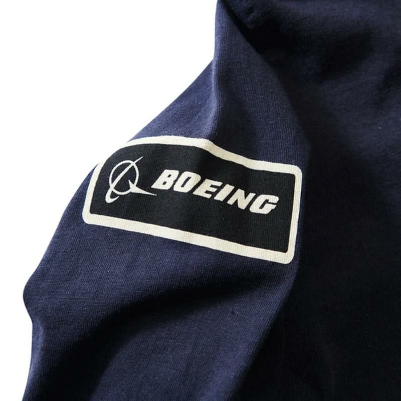 ボーイングロンT長袖アメリカ製ネイビーRedCanoeBoeingLongSleeveT-Shirt