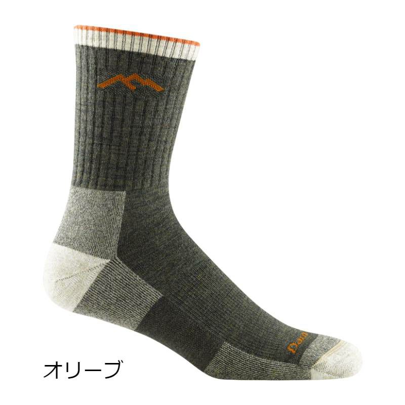 靴下メンズハイキングソックス男性用アメリカ製DarnToughMEN'SHIKERMICROCREWMIDWEIGHTHIKINGSOCK