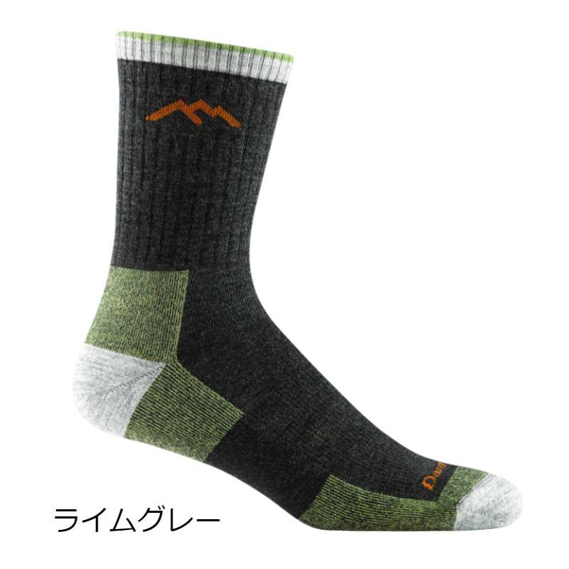 靴下メンズハイキングソックス男性用アメリカ製DarnToughMEN'SHIKERMICROCREWMIDWEIGHTHIKINGSOCK