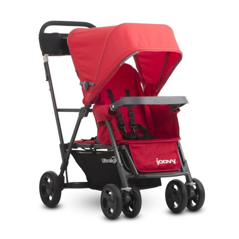 ベビーカー ジュービー カブース ウルトラライト ダブルタンデム 2人用 最大40kgまで 立つ 座る ベンチ Joovy Caboose  Ultralight Sit And Stand Tandem Double Stroller | アルファエスパス