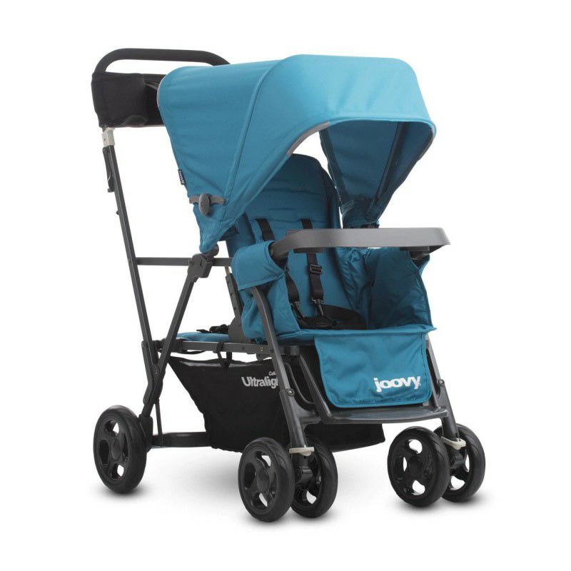 ベビーカー ジュービー カブース ウルトラライト ダブルタンデム 2人用 最大40kgまで 立つ 座る ベンチ Joovy Caboose  Ultralight Sit And Stand Tandem Double Stroller | アルファエスパス