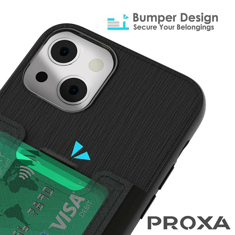 iPhone12ProMax用ケースカードホルダ付スマホカバーPROXASlimCardCaseDesignedforiPhone12/iPhone12Pro-WalletCasewithCardHolderSlot-[Protective/Scratchproof]-CompatiblewithAppleiPhone12/12Pro6.1inch-CamouflageGreen