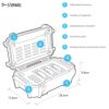 保護ケース防水耐摩耗耐衝撃ペリカン3サイズアウトドアPelicanPersonalUtilityRuckCase3Size