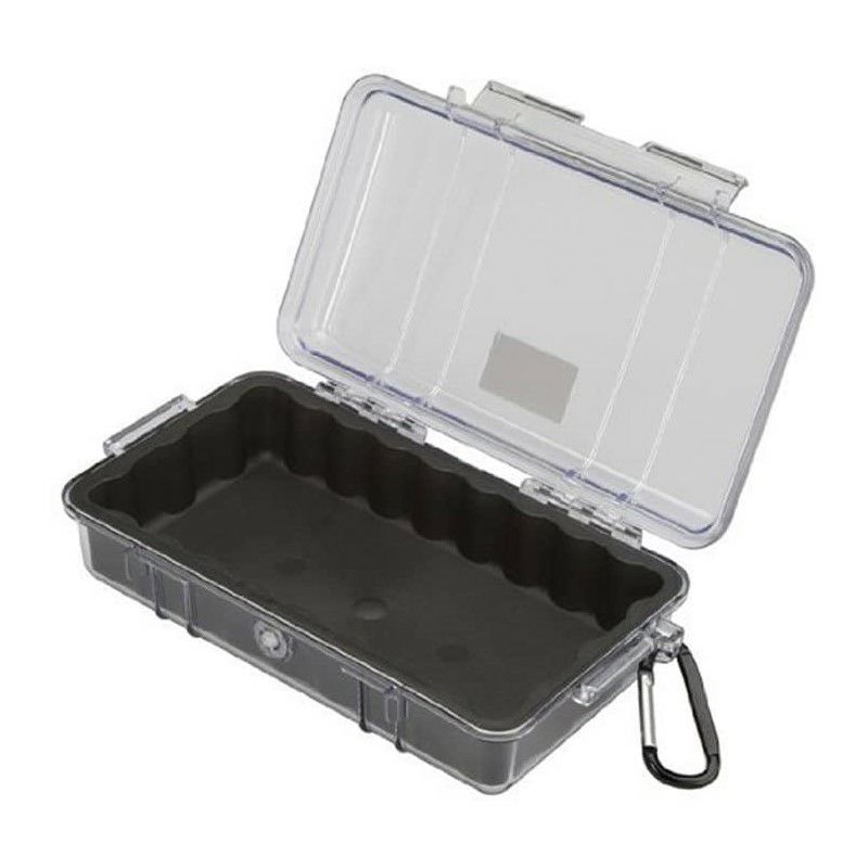 マイクロケース耐水性耐破砕防塵カラビナ付小さい保護ペリカンPelican1060MicroCase