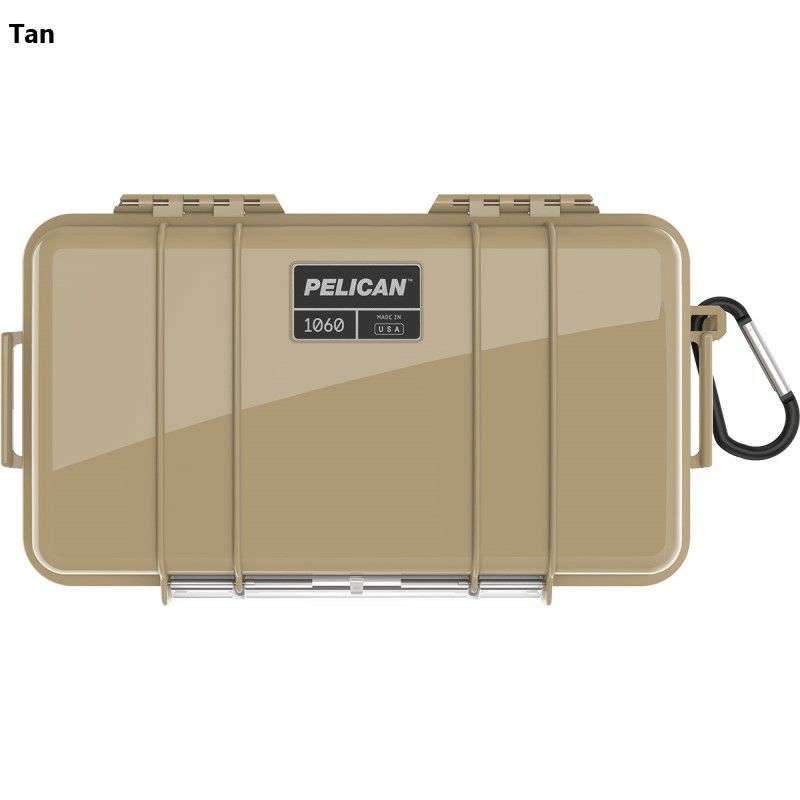 マイクロケース耐水性耐破砕防塵カラビナ付小さい保護ペリカンPelican1060MicroCase