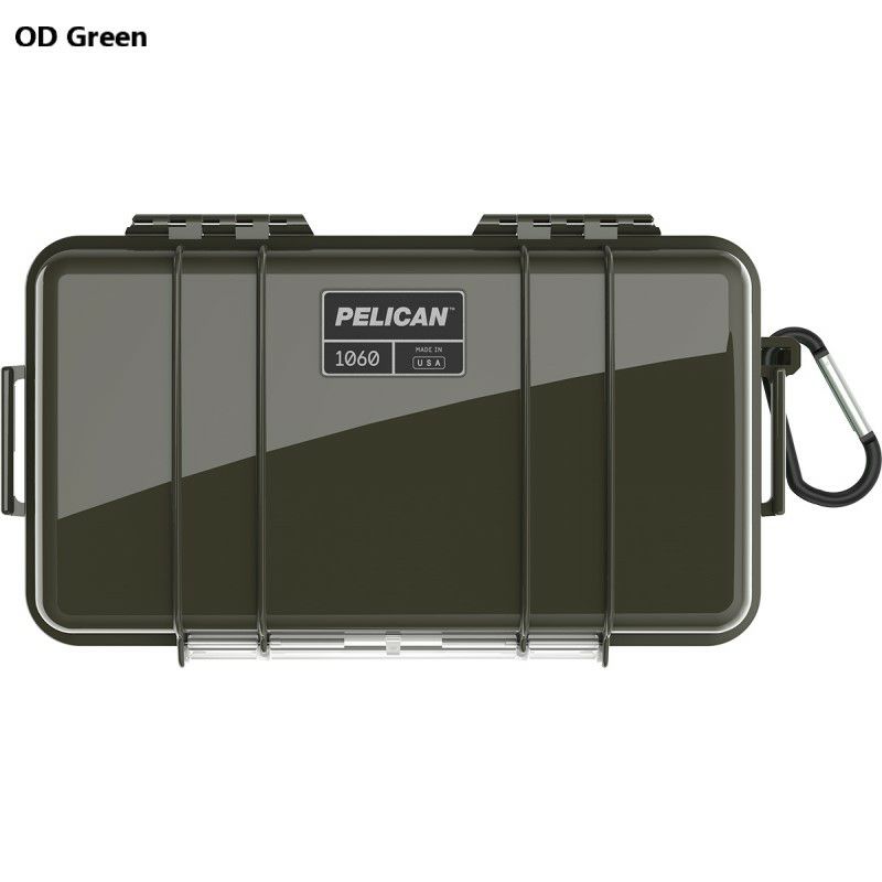 マイクロケース耐水性耐破砕防塵カラビナ付小さい保護ペリカンPelican1060MicroCase