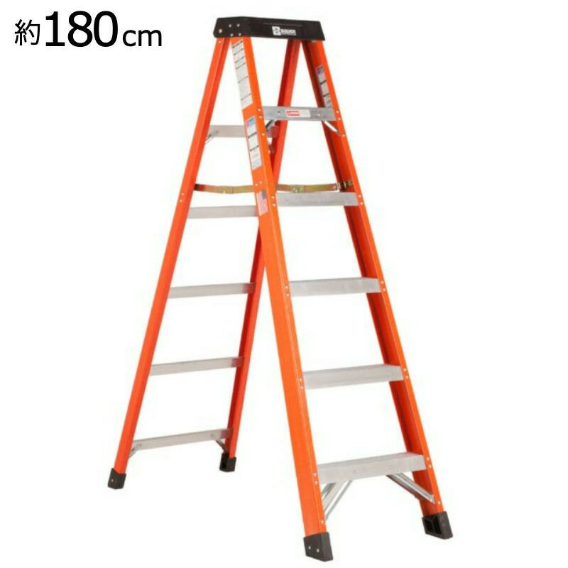 ステップラダー60cm踏み台136kgまでファイバーグラスBauer2′Fiberglass304SeriesStepladder?Type1A300lb.Rated