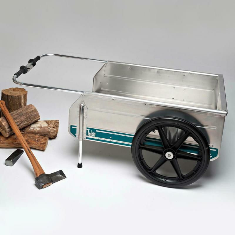 ガーデンカートステンレス台車アメリカ製GarrettWadeUSAMadeFoldableSturdyGardenCart