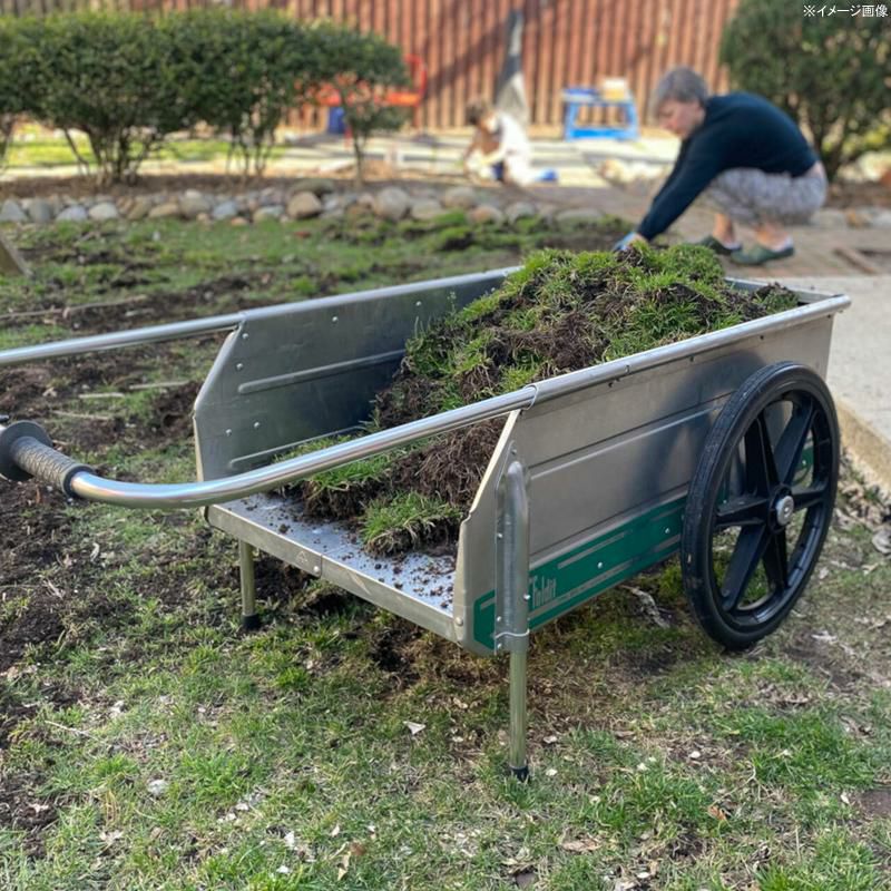 ガーデンカートステンレス台車アメリカ製GarrettWadeUSAMadeFoldableSturdyGardenCart