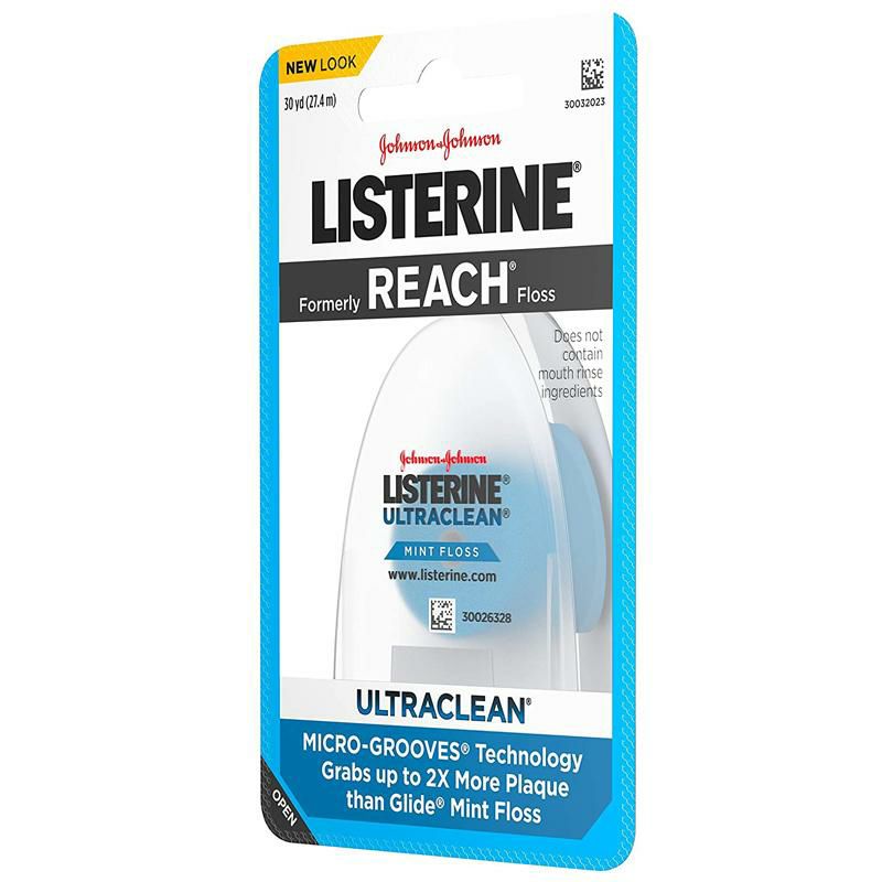 リステリンウルトラクリーンデンタルフロスオーラルケアミントフレーバー27.4m6個セットListerineUltracleanDentalFloss,OralCare,Mint-Flavored,30Yards(packof6)