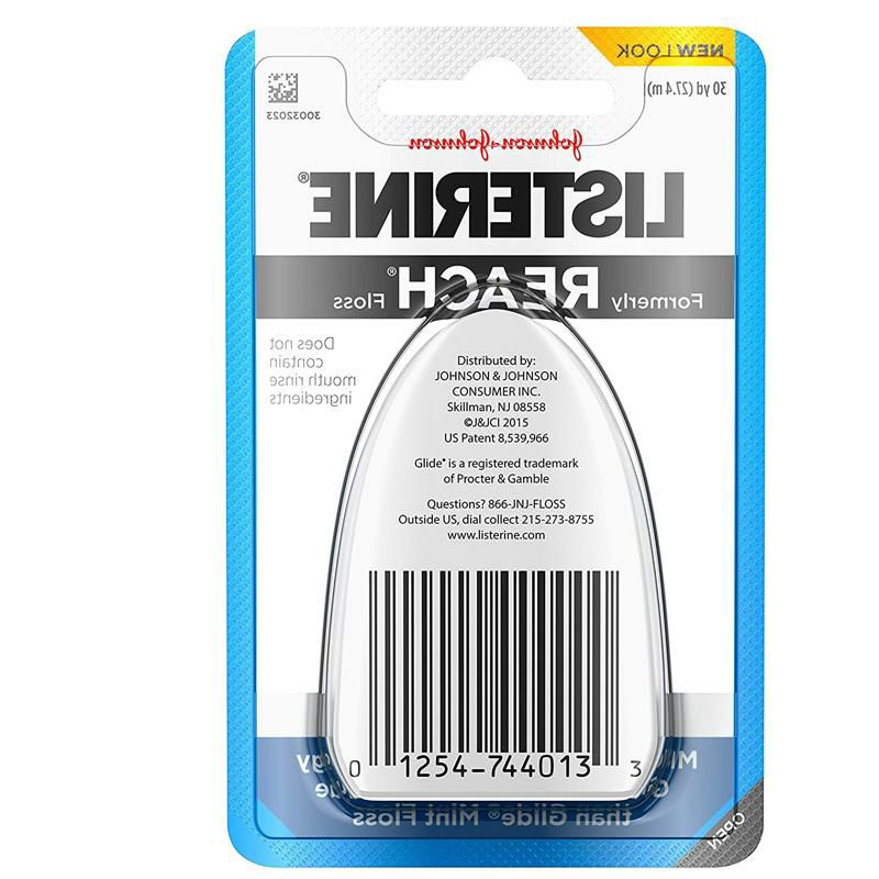 リステリンウルトラクリーンデンタルフロスオーラルケアミントフレーバー27.4m6個セットListerineUltracleanDentalFloss,OralCare,Mint-Flavored,30Yards(packof6)