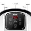 フットバス温度調節マッサージ電動ローラーバブルフットスパACEVIVIFootSpaBathMassagerwithHeatandMassageandBubbleJets家電
