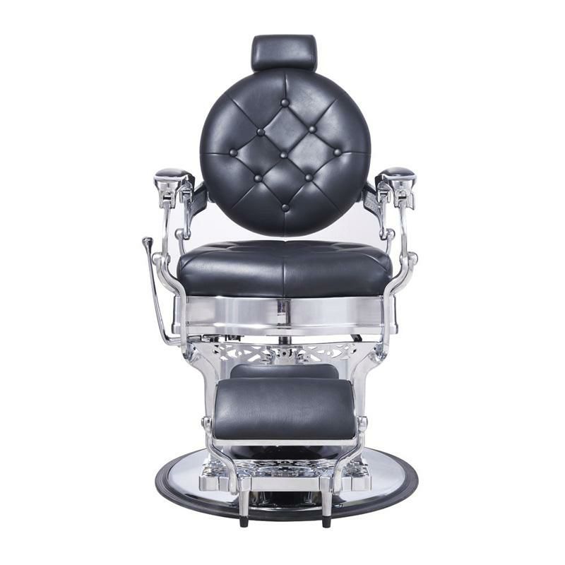 バーバーチェア理容椅子リクライニング床屋美容室油圧イスレトロHeavyDutyBarberChairMen'sGroomingBarbershopHydraulicChair-Vanquish