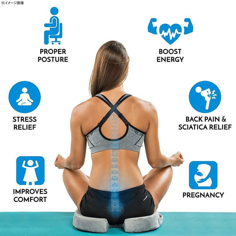 ジェルシートクッションオフィス車ComfiLifeGelEnhancedSeatCushion-Non-SlipOrthopedicGel&MemoryFoamCoccyxCushionforTailbonePain-OfficeChairCarSeatCushion-Sciatica&BackPainRelief