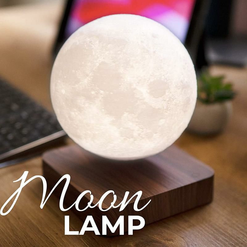 ムーンランプ月ライト浮く回転インテリアLevitatingMoonLamp-FloatingandSpinningMoonLightSpinninginAir-NightLampforOffice,Home,RoomDecor家電