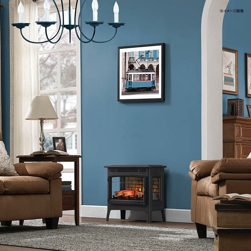 美品】Duraflame ねだり アメリカ暖炉風電気温風機 暖炉型ファンヒーター