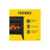 暖炉型ヒーター3D赤外線電気ストーブリモコン付Duraflame3DInfraredElectricFireplaceStovewithRemoteControl-PortableIndoorSpaceHeater-DFI-5010(Black)家電
