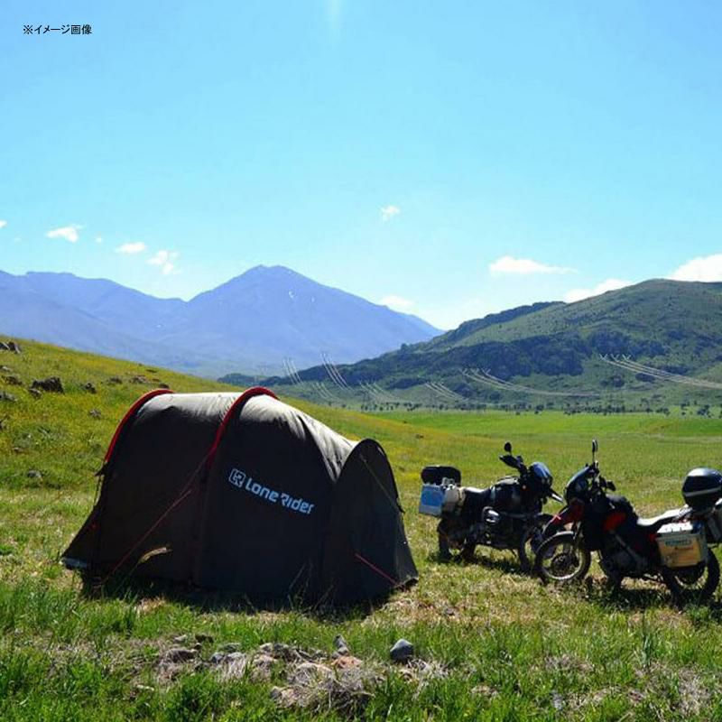 モトテントバイク置き場スペース付テントローンライダーオートバイ駐車～2人防水バイカーツーリングLoneRiderMotoTent