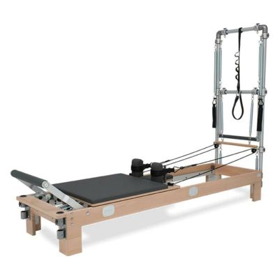 ピラティス リフォーマー ウッド BASI SYSTEMS WOOD PILATES REFORMER WITH HALF-TRAPEZE TOWER