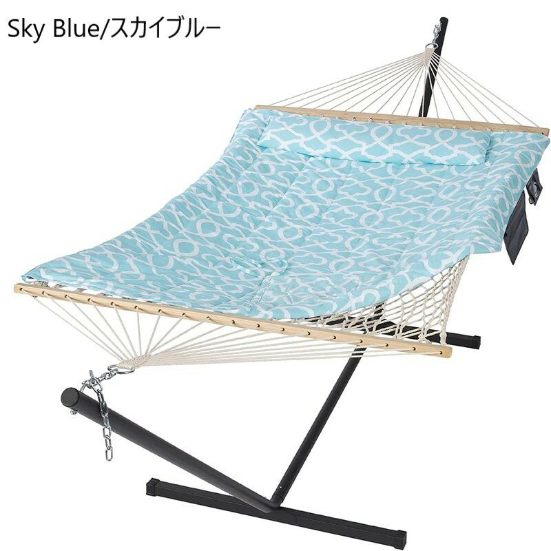 ハンモックスタンド付ダブル2人215kgまでSol72OutdoorMejiasDoubleSpreaderBarHammockwithStand