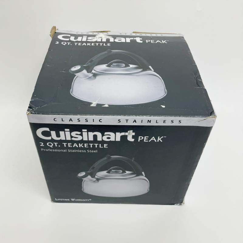 【訳あり】クイジナート2L笛吹きケトルヤカンCuisinartPeak2Qt.TeaKettleCTK-SS2