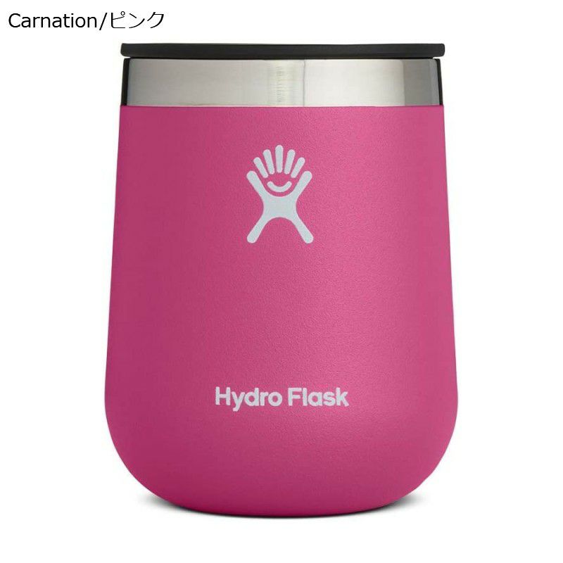 ハイドロフラスク295mlステンレスワインタンブラー魔法瓶保冷保温HydroFlask10ozWineTumbler-StainlessSteelReusableWineTravelCupwithLid-VacuumInsulated