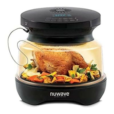 コンベクション オーブン 多機能 卓上 ニューウェーブ プリモ NUWAVE Primo Grill Oven with Integrated Digital Temp Probe for Perfect Results; Convection Top & Grill Bottom for Surround Cooking; Broil, Roa