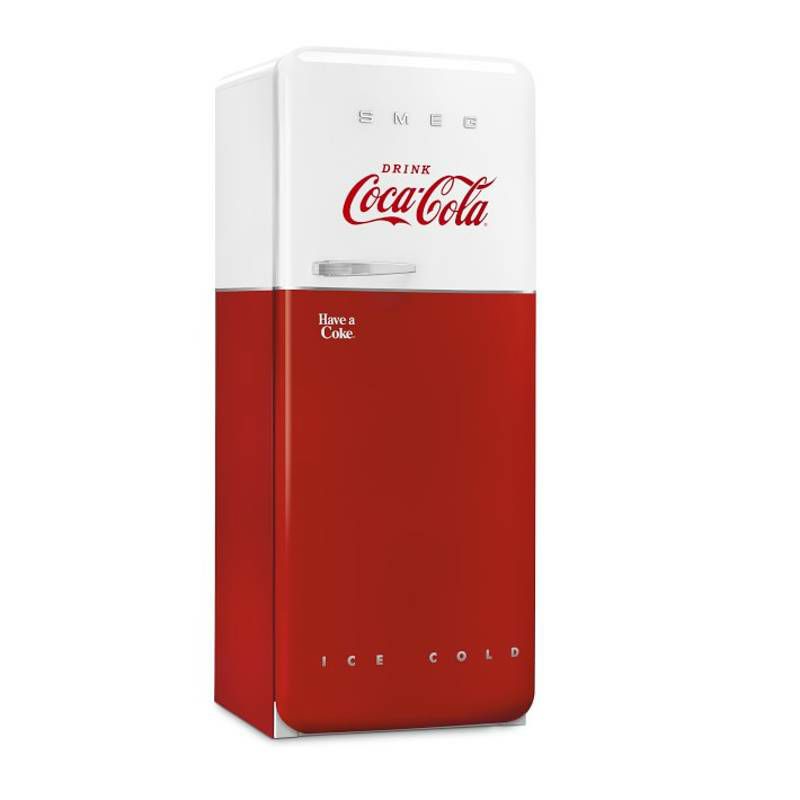 冷蔵庫 冷凍庫 スメッグ レトロ コカコーラ ビンテージ SMEG Fab 28 Coca Cola Refrigerator 家電 |  アルファエスパス