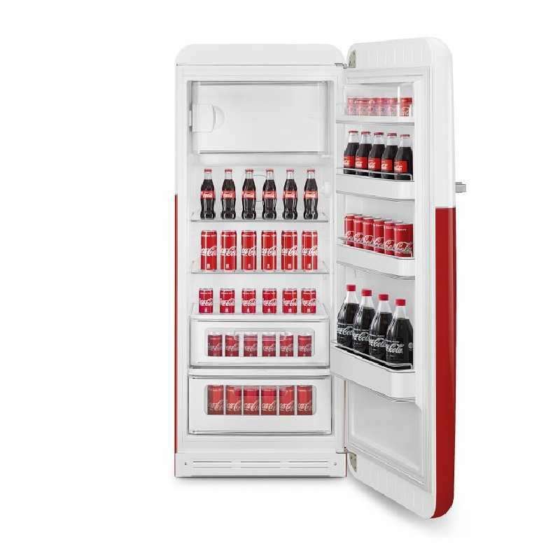 公式 取扱 店 冷蔵庫 冷凍庫 スメッグ レトロ コカコーラ ビンテージ SMEG Fab 28 Coca Cola Refrigerator 冷蔵庫・ 冷凍庫