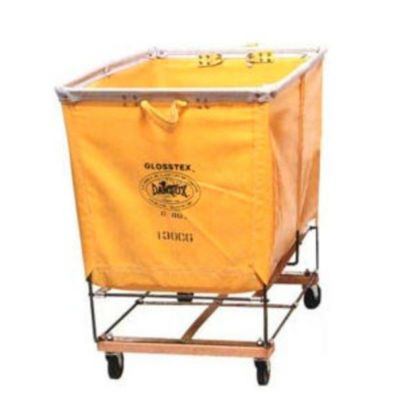 大型バスケット トラック イエロー ランドリー バスケット ワゴン ダンダックス インダストリアル インテリア 72L 2ブッシェル アメリカ Dandux Yellow Glosstex Elevated Basket Bulk Truck 400130CG02Y 2 Bushel C