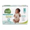 セブンスジェネレーション新生児用オムツ144枚敏感肌SeventhGenerationBabyDiapers,Free&ClearforSensitiveSkinwithAnimalPrints,Newborn,144count