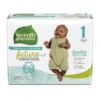 セブンスジェネレーションオムツ4-6kg向け敏感肌用31枚SeventhGenerationBabyDiapers,Size1,31countforSensitiveSkin