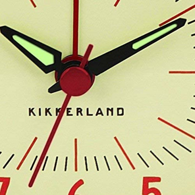 ビンテージレトロ目覚まし時計アナログ連続秒針Kikkerland-AC08-RRetroAlarmClock