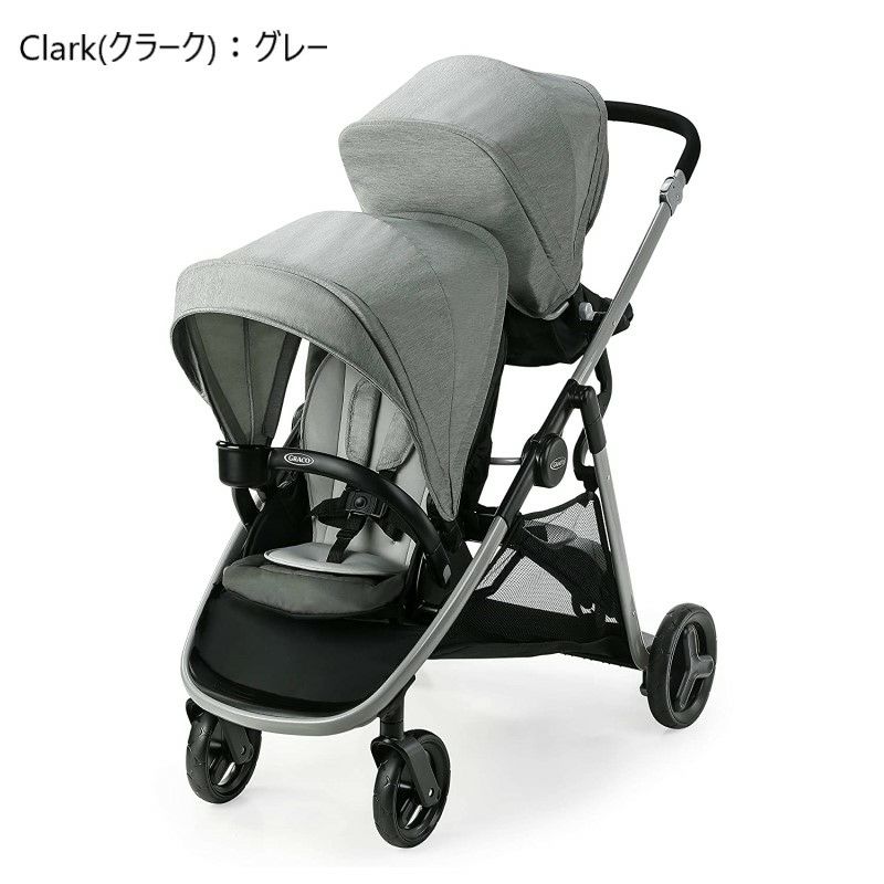 ベビーカー タンデム 双子用 前後 二人乗り ニューモデル Graco Ready2Gro LX 2.0 Double Stroller New  Model 2139828 / 2139826 | アルファエスパス