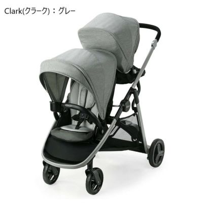 ベビーカー タンデム 双子用 前後 二人乗り ニューモデル Graco Ready2Gro LX 2.0 Double Stroller New Model 2139828 / 2139826