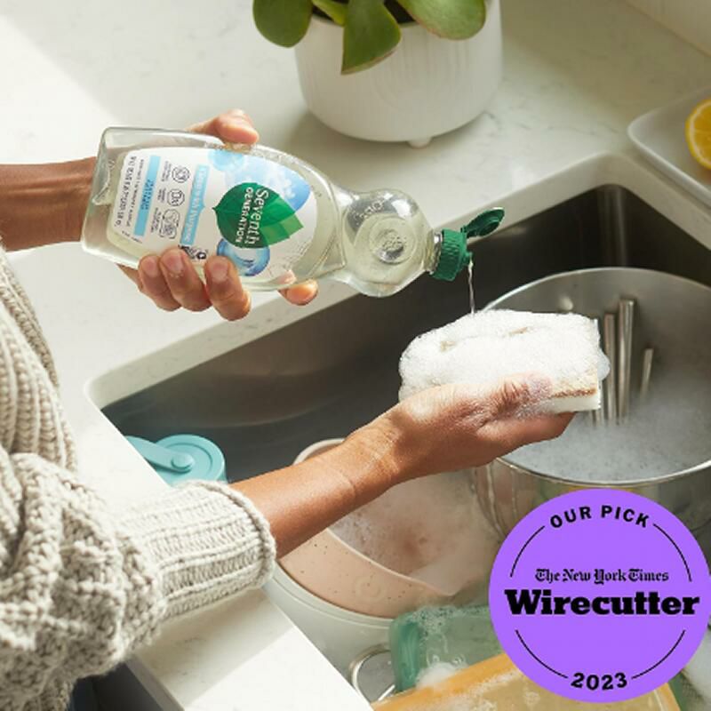 セブンスジェネレーション食器用洗剤736ml6本セットSeventhGenerationNaturalDishLiquid,Free&ClearUnscented,25-OunceBottles(Packof6)【RCP】