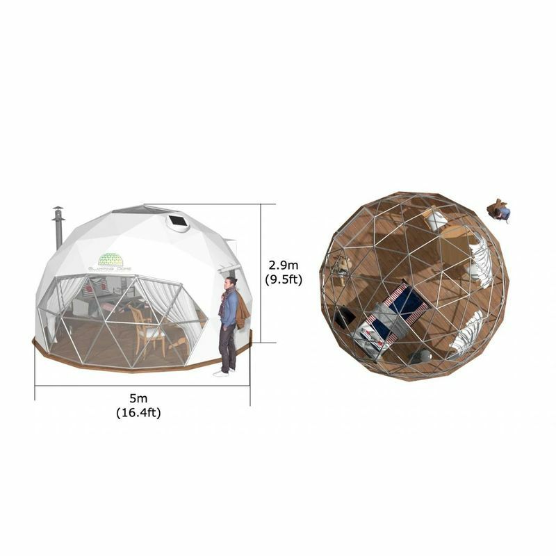 グランピング ドームテント 常設 キャンプ 大型 ドア付 防水 耐候 本格的 ファミリー アウトドア Glamping Dome Store  GEODESIC DOME TENT【代引不可】 | アルファエスパス